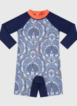 Baroque Long Sleeve Sunsuit