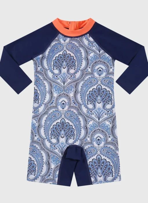Baroque Long Sleeve Sunsuit