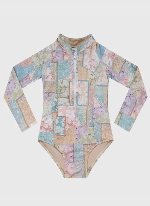 Brindle Long Sleeve One Piece