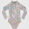 Brindle Long Sleeve One Piece