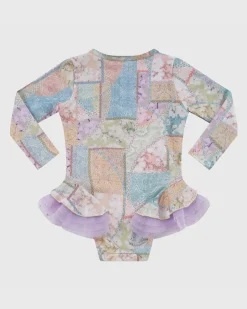 Brindle Long Sleeve One Piece