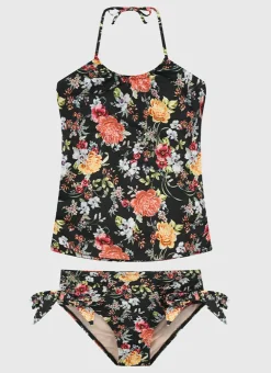 Camelia Halter Neck Tankini Set