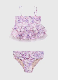 Cherry Blossom Halter Neck Bikini Set