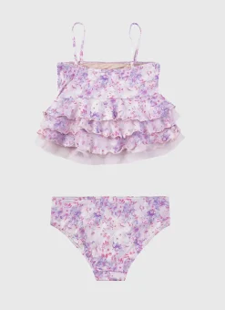 Cherry Blossom Halter Neck Bikini Set