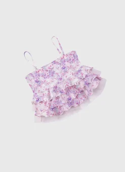 Cherry Blossom Halter Neck Bikini Set