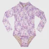 Cherry Blossom Long Sleeve One Piece