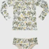 Clementine Long Sleeve Rash Vest Set