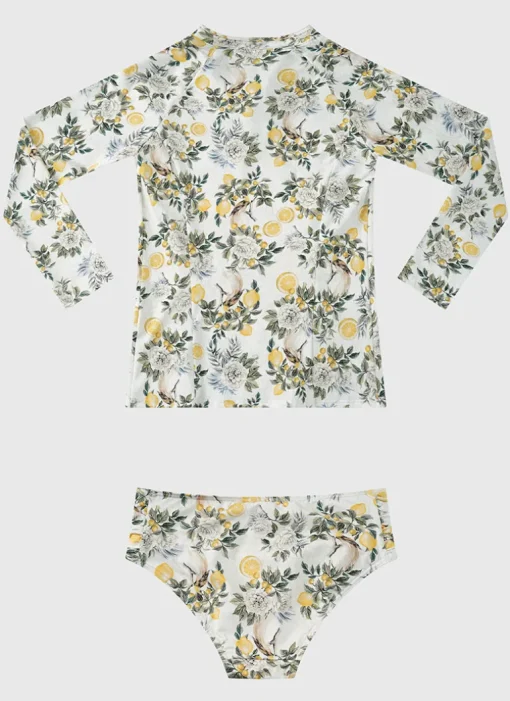 Clementine Long Sleeve Rash Vest Set