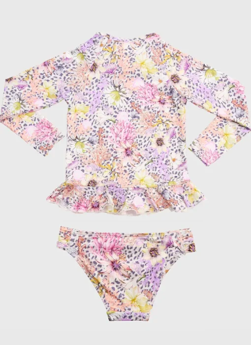 Daisy Long Sleeve Rash Vest Set