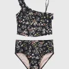 Dandelion One Shoulder Bikini Set