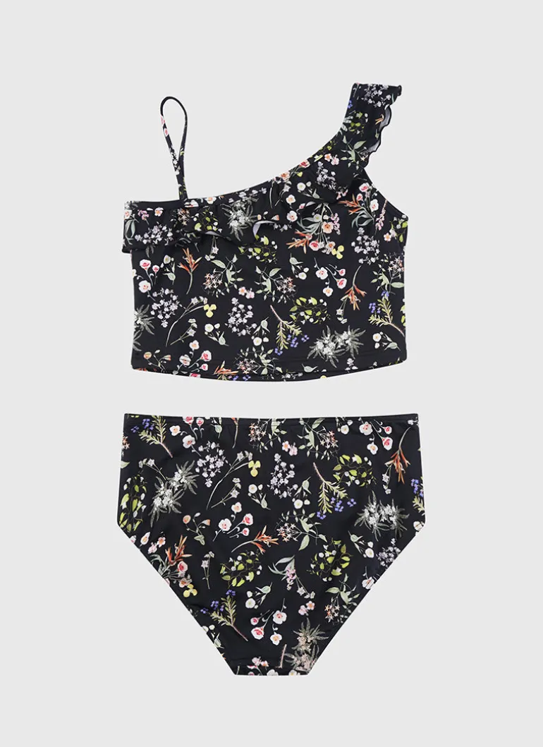 Dandelion One Shoulder Bikini Set