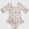 Petit Four Short Sleeve Puff One Piece