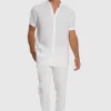 Serenity Linen Pants - White