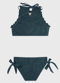 Stepping Stones Halter Bikini Set