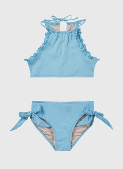 Stepping Stones Halter Neck Bikini Set